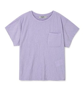 시원한 폴리 요루지 오버핏 티셔츠 R2221T182